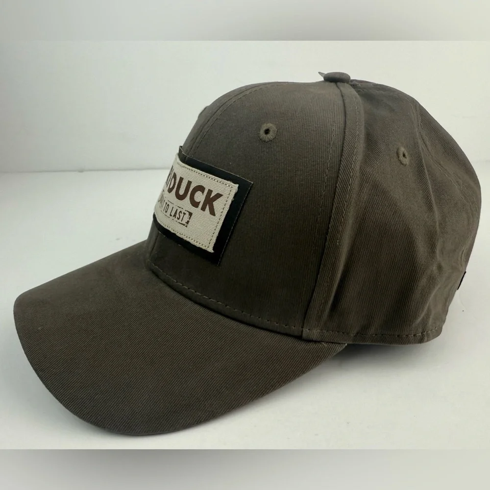 DRI Duck 3D Excavating Hat Dark Brown Modern Fit Embroidered 3325‎ OSFM NWT